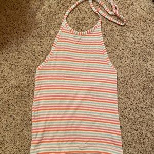 Striped Halter Top